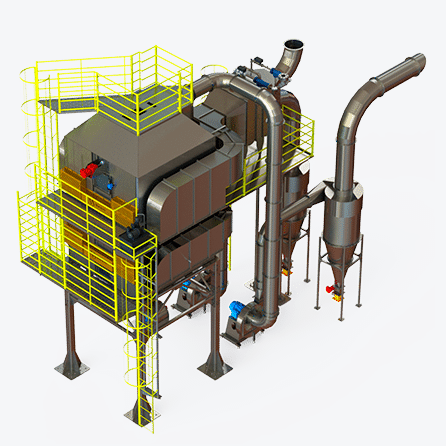 Secadores e resfriadores – Linha MSC, Secadores e Resfriadores para ração: aves, peixes, cães e gatos