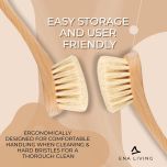 Wooden Dish Brush (26x4 cm) | Sustainable FSC-certified Beechwood Dish Brush | Eco Labelled Dish Brush Made with Beechwood and Horse Hair | Long Lasting and Sturdy Wooden Dish Brush