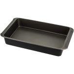 Assadeira e Travessa de Alumínio Antiaderente 38x23 Preta