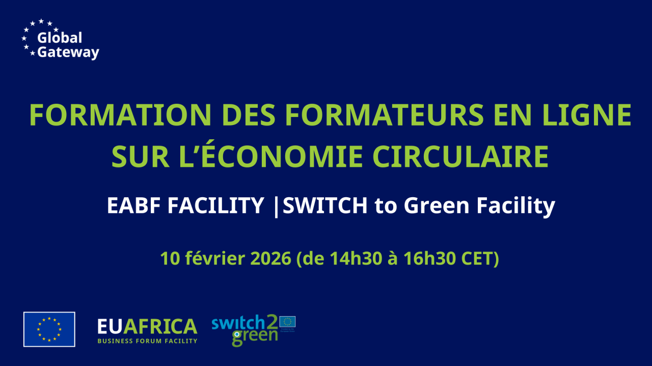 Webinaire sur l'économie circulaire