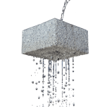 Pavé perméable en coquilles d'huîtres