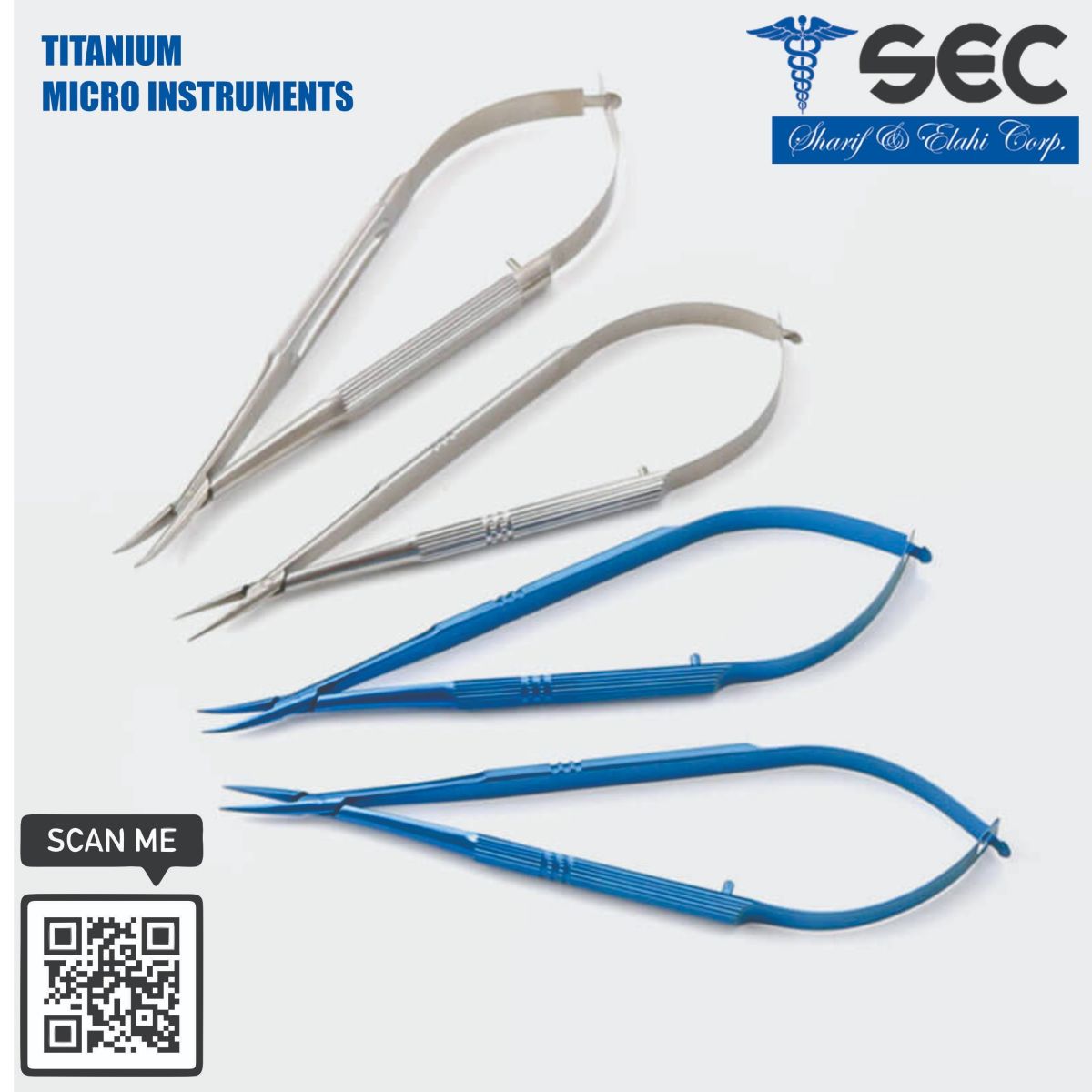 Titanium and Stainless Steel instrument