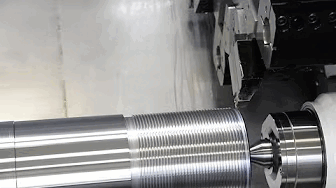 SLANT TURN 550 Thread Speed Override Demonstration