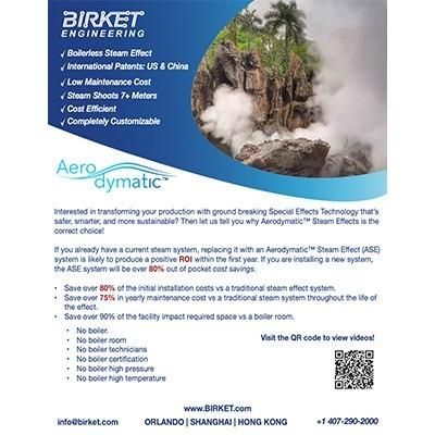 Aerodymatic™ Steam Effect