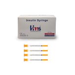 U-100 Syringes with needle - 1ml/cc 29G x 12mm Disposable Syringes, (100 Pack)
