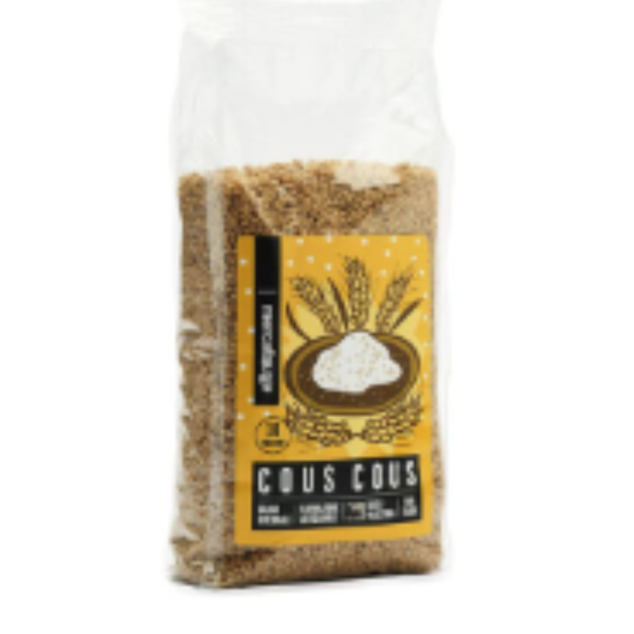 COUS COUS DI FRUMENTO INTEGRALE - 500 G o 1 KG - PALESTINA