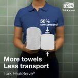 Tork PeakServe® Continuous™ Paper Hand Towel Dispenser - Manual
