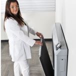 7550, Wall-Mount Fold-Up Wheelchair Scale