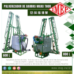 Pulverizador de Barras Hidráulico IMEP MAXX THOR - Acoplado 600/800l