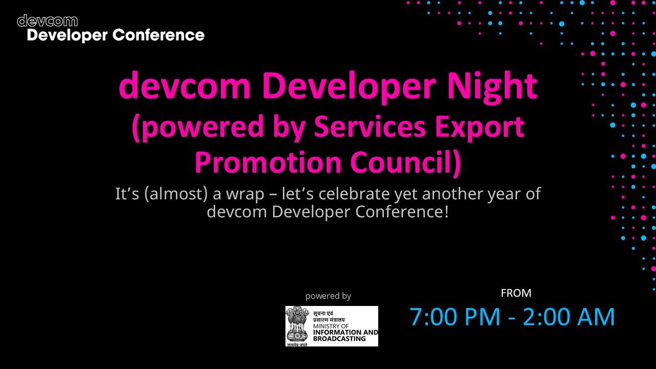 devcom Developer Night