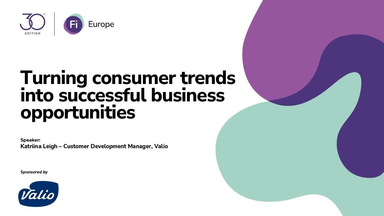 Turning consumer trends into successful business opportunities