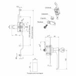 Fecho Espelho em Inox para Cremona A2