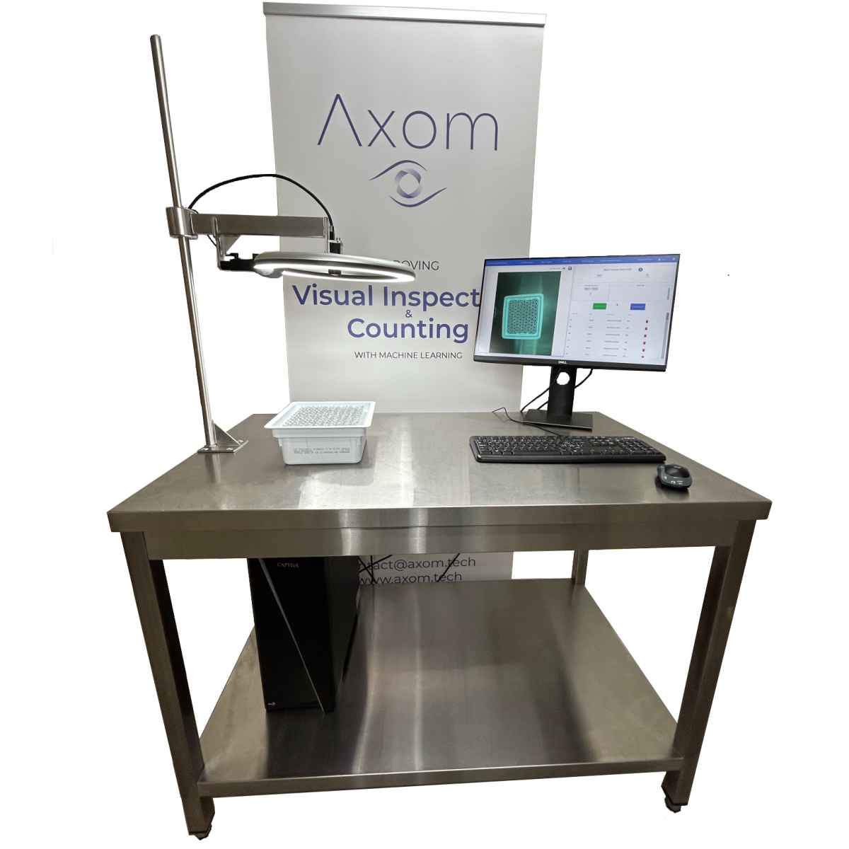 Counting station (reconciliation, position detection)