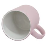 Caneca Ceramica delicadinha Rosa Candy Fosca 310ml