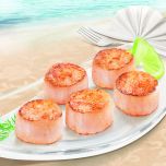 Scallops, without roe, frozen
