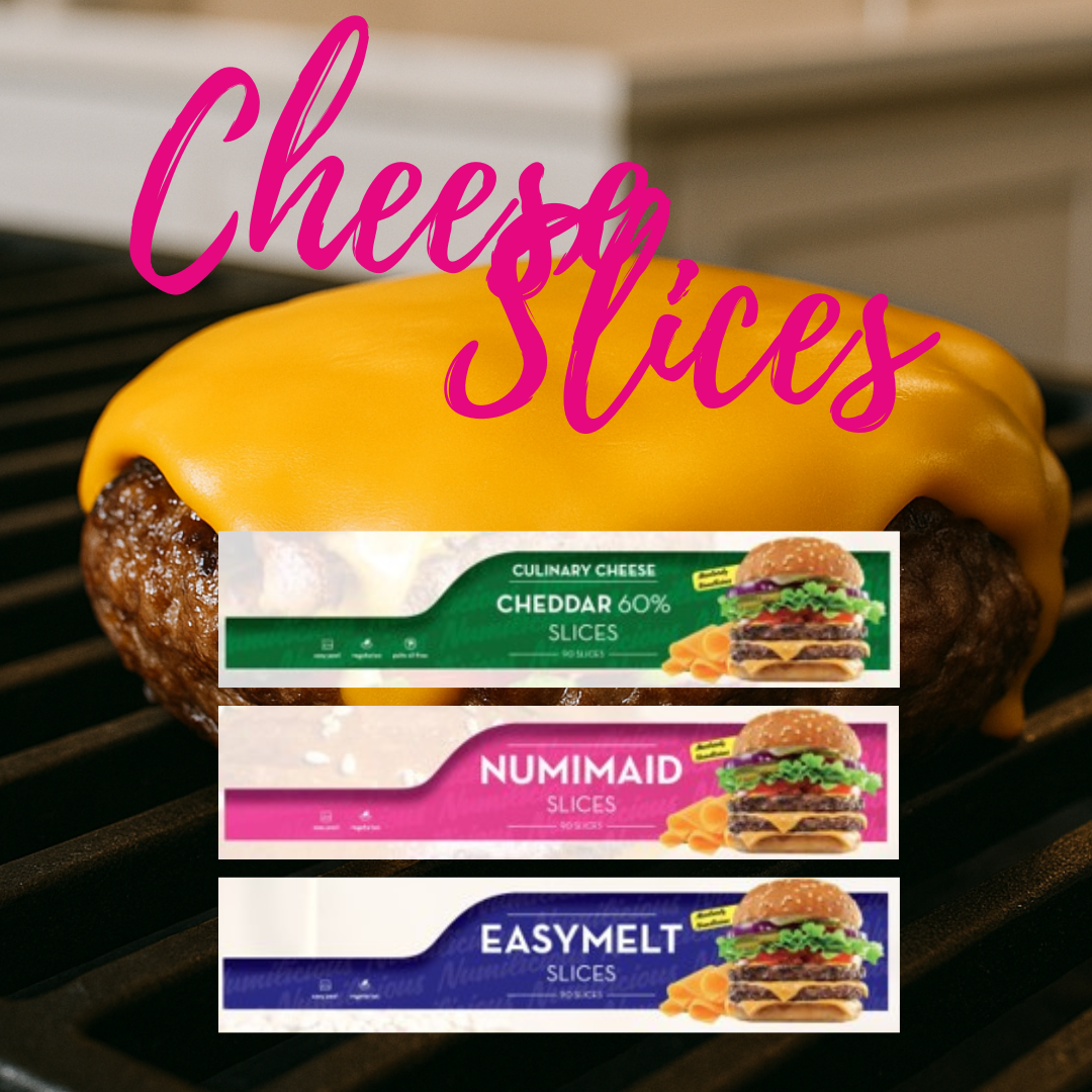 Cheese, NumiFood Cheddar & Burger Slices SOS