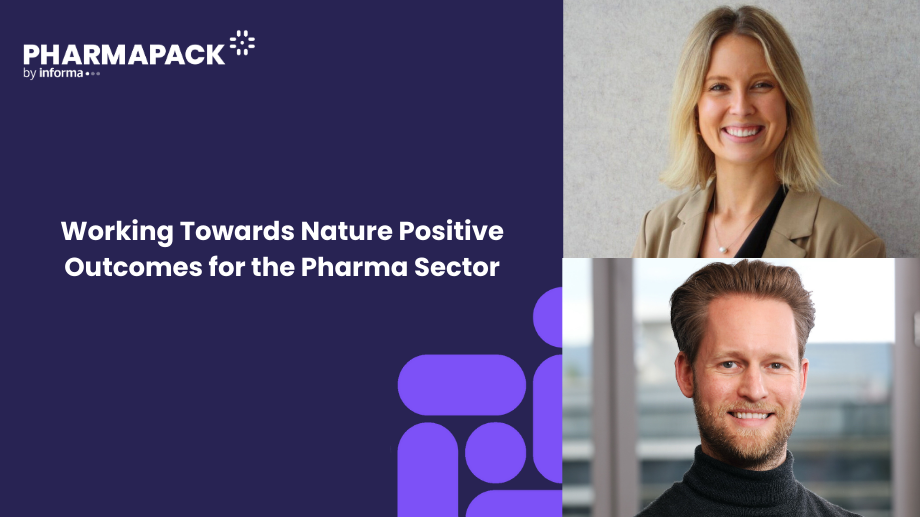 Working Towards Nature Positive Outcomes for the Pharma Sector