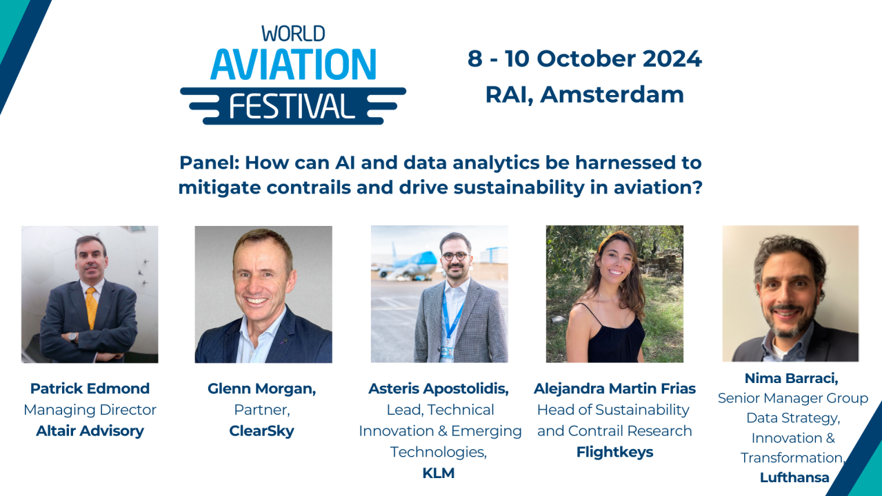 Panel: How can AI and data analytics be harnessed to mitigate contrails and drive sustainability in aviation?