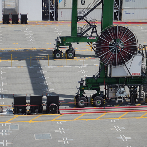 E-RTG for crane electrification