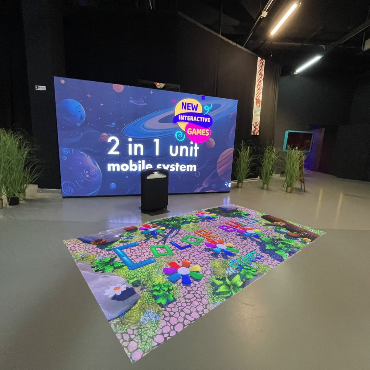 2in1 Revolutionary Mobile Projection System