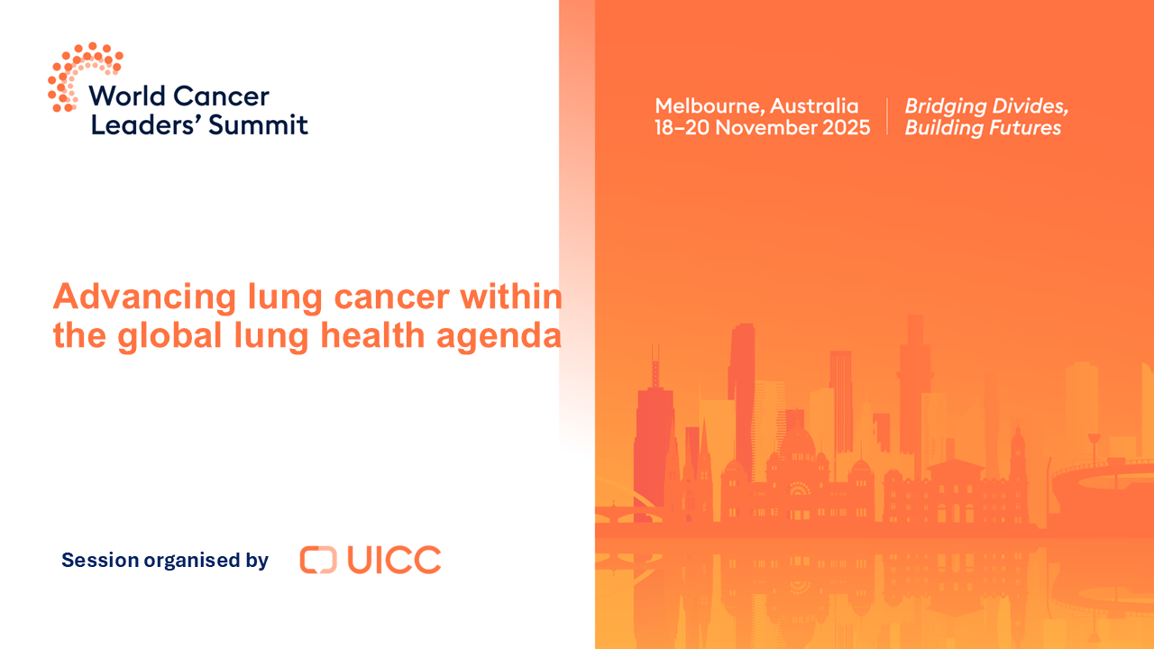 Advancing lung cancer within the global lung health agenda
