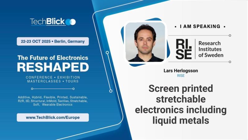 RISE - Screen printed stretchable electronics including liquid metals