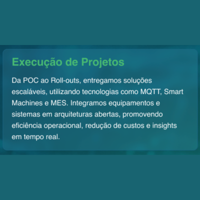 Execução de Projetos para Indústria 4.0