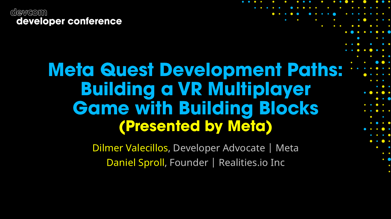 Meta Quest Development Paths: Building a VR Multiplayer Game with Building Blocks