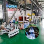 Pre-installed Outlet Hole Lay Flat Hose Production Line