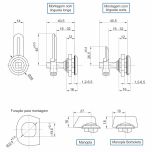 Fecho Lingueta Regulável