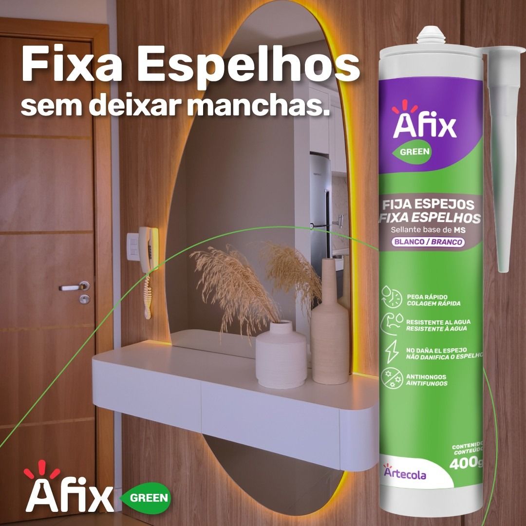 SELANTE FIXA ESPELHOS