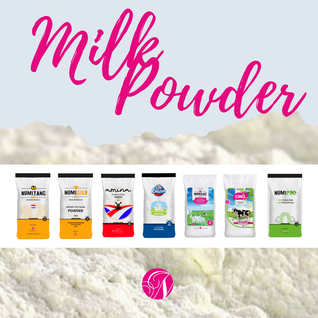 Milkpowder (SMP, FCMP, FFMP), Whey Powders, Proteins, Lactose, Permeates