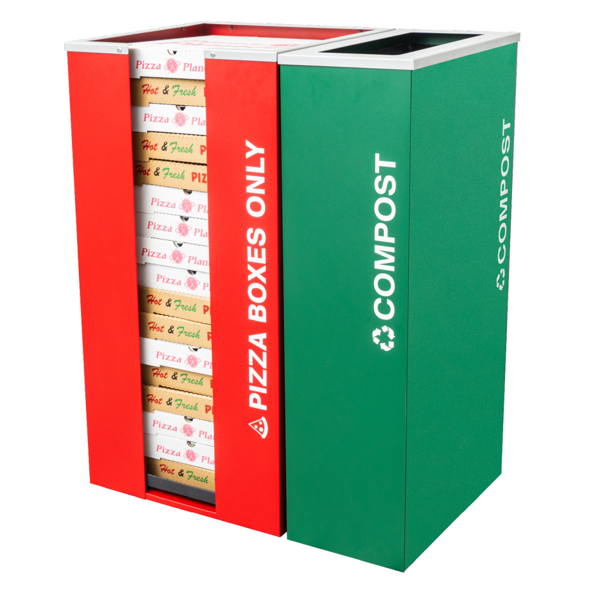 Kaleidoscope Indoor Pizza Box Recycler