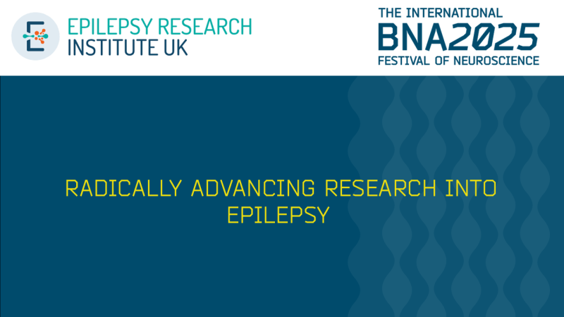 S07: Radically advancing research into epilepsy