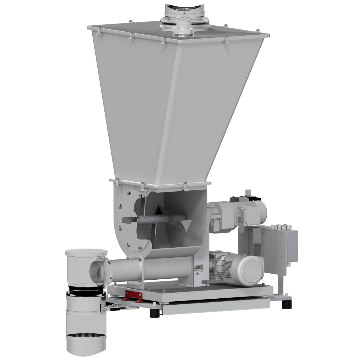 Dosador Gravimétrico Mono Rosca DSR, com agitador rotativo