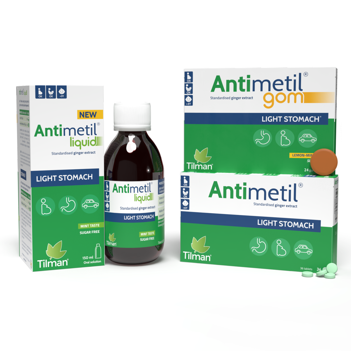 ANTIMETIL RANGE - Digestion / light stomach
