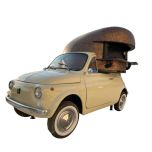 Forno scenografico Fiat 500 e veicoli vintage