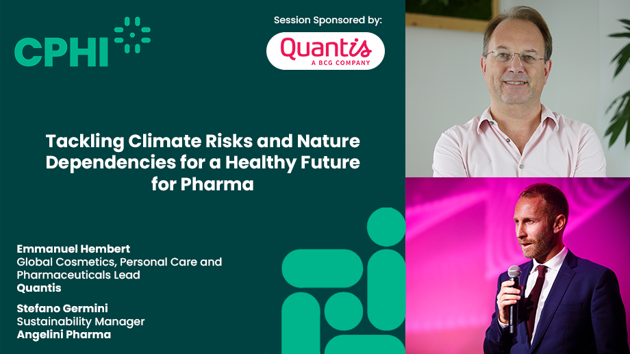Tackling Climate Risks and Nature Dependencies for a Healthy Future for Pharma