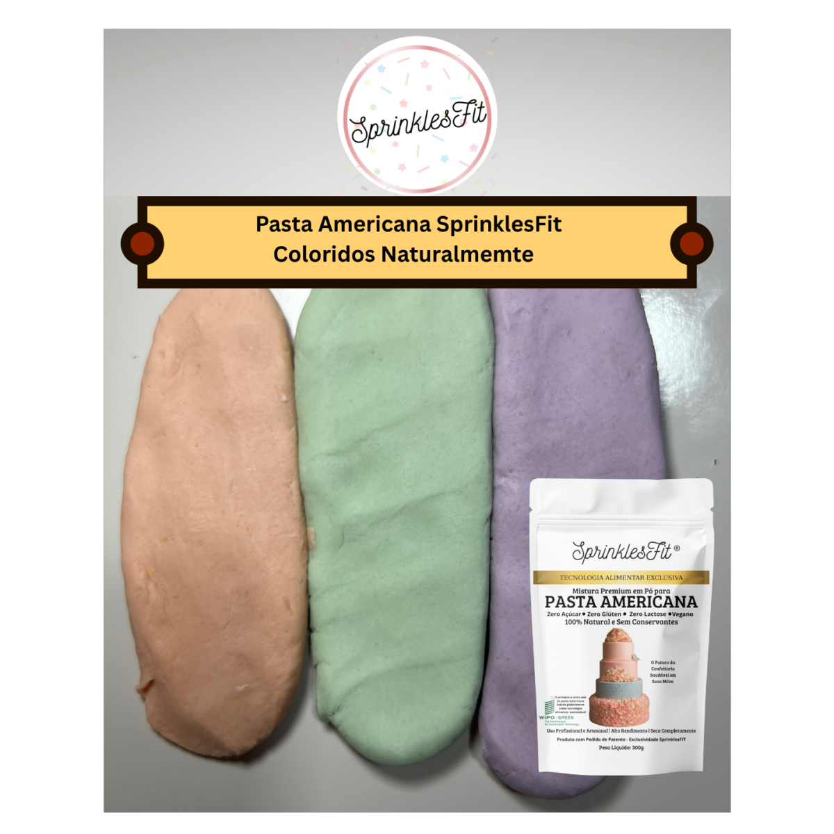 Pasta Americana Vegana em pó-Zero açúcar-Zero Glúten-Zero Lactose-100% Natural
