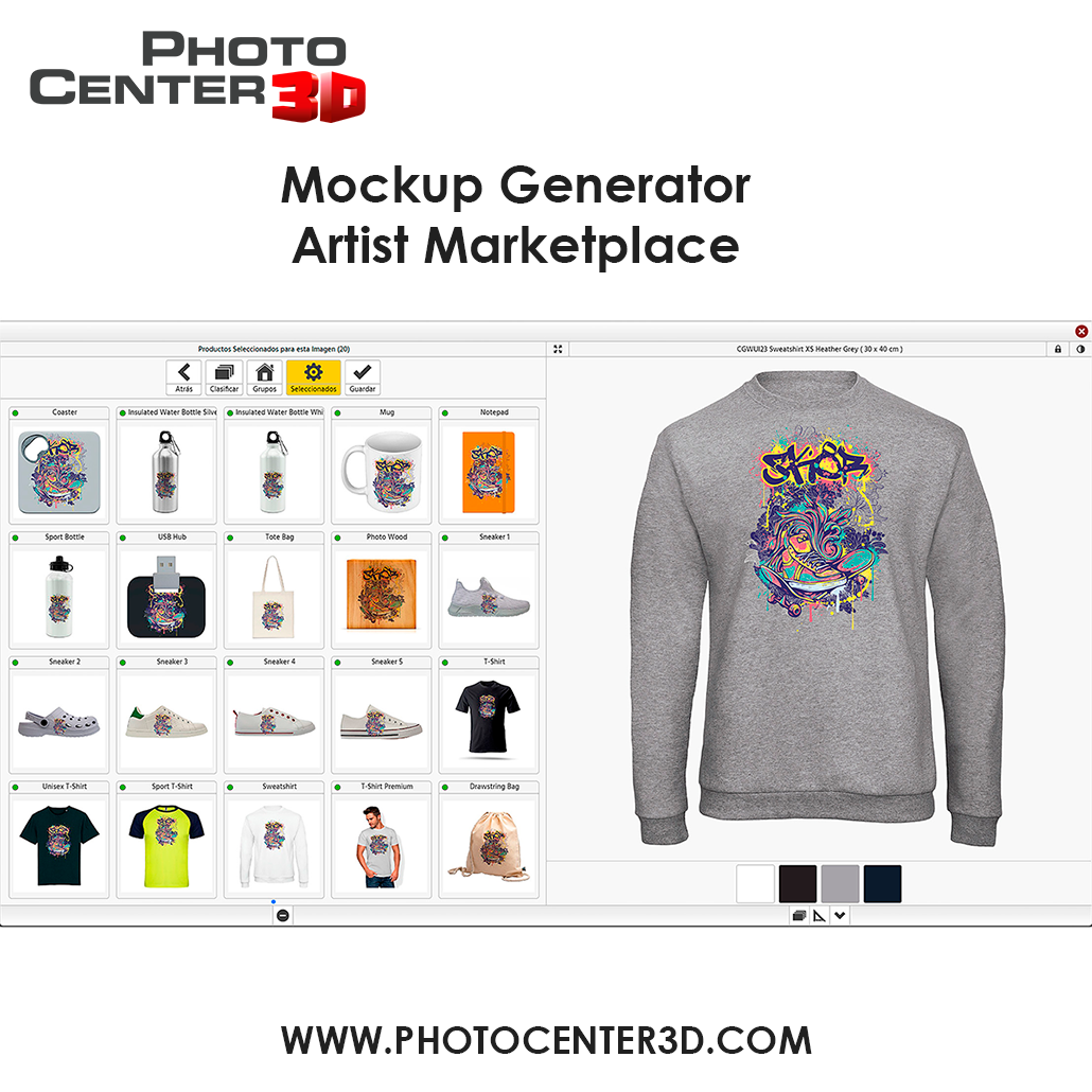 MOCKUP GENERATOR & DESIGNS MARKETPLACE
