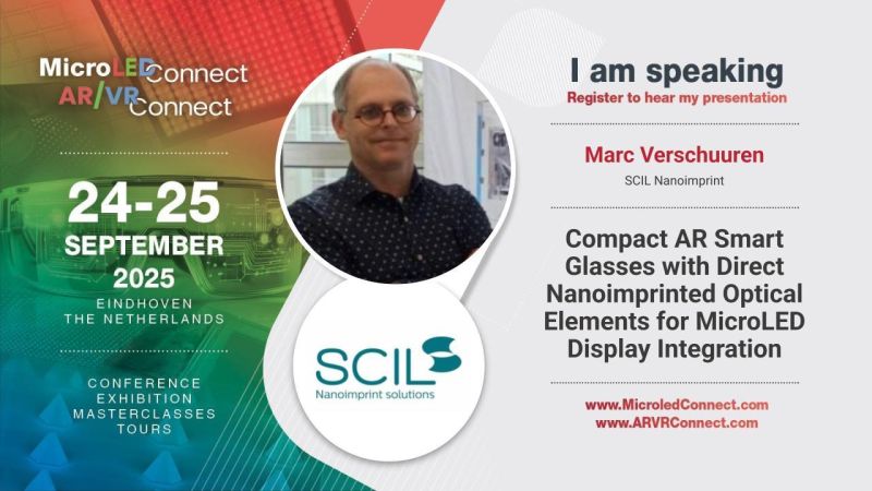 SCIL Nanoimprint - Compact AR Smart Glasses with Direct Nanoimprinted Optical Elements for MicroLED Display Integration