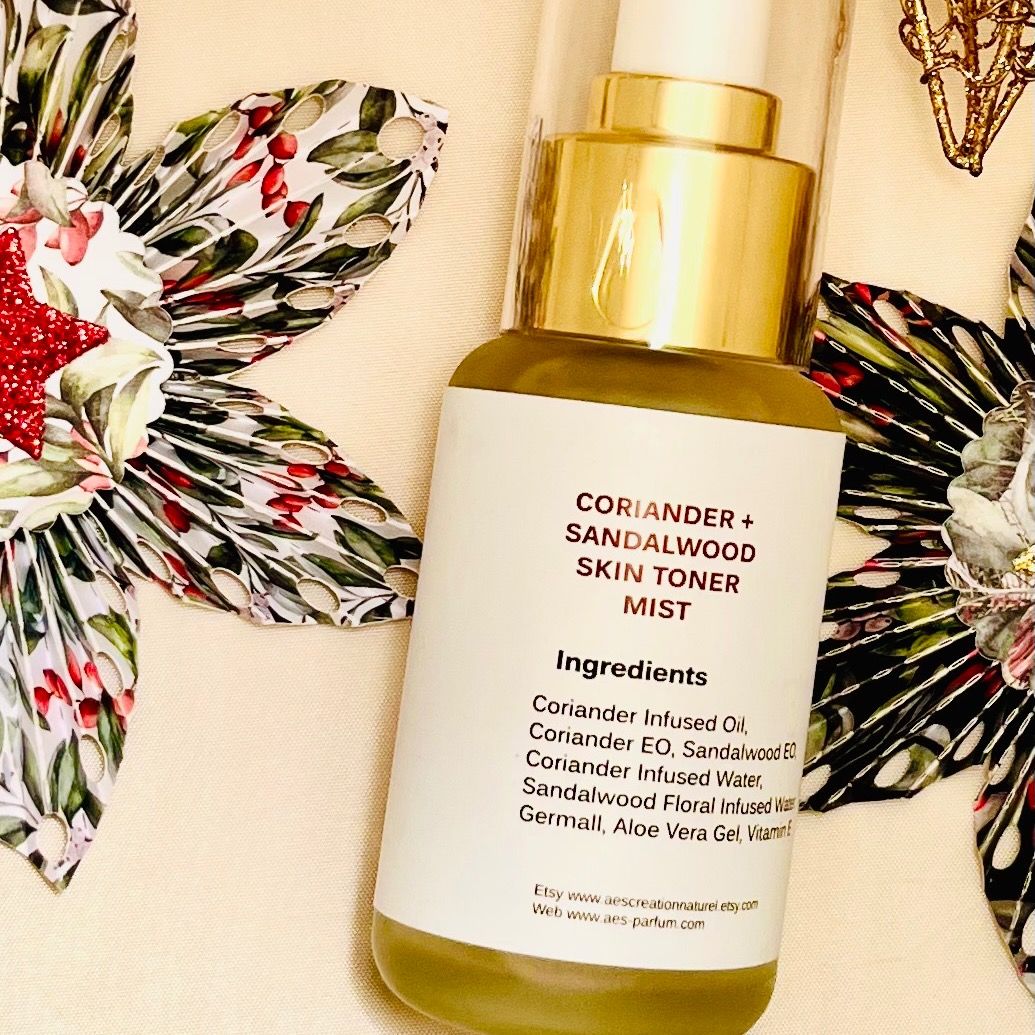 Body Mist Skin Toner “Coriander with Deadwood Sandalwood” Eau de Fraîche