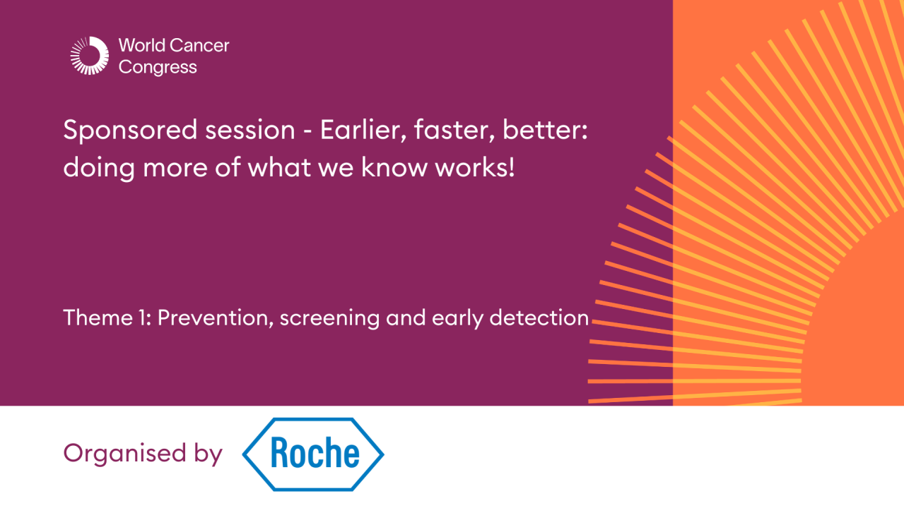 Sponsored session - Earlier, faster, better: doing more of what we know works!