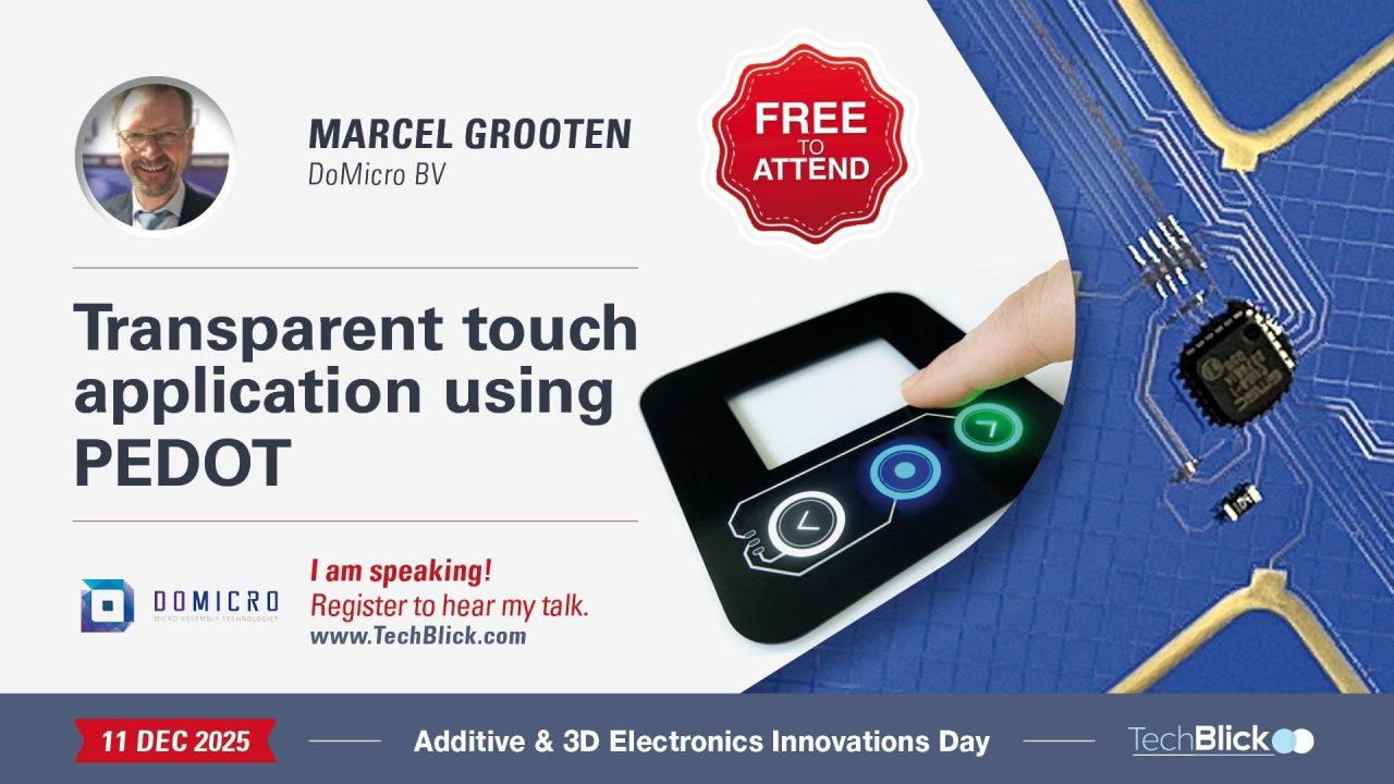 DoMicro BV - Transparent touch application using PEDOT
