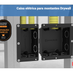 Caixa Elétrica para Montantes Drywall Nanoplastic