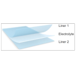 Polymer electrolyte with self-adhering properties for R2R lamination