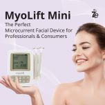 MyoLift Mini Microcurrent Facial Device - Non-Invasive Face Lift, Facial Skin Care Products for Anti Aging, Skin Tightening - Esthetician Supplies and Skin Care Tools - Up to 400 Microamps