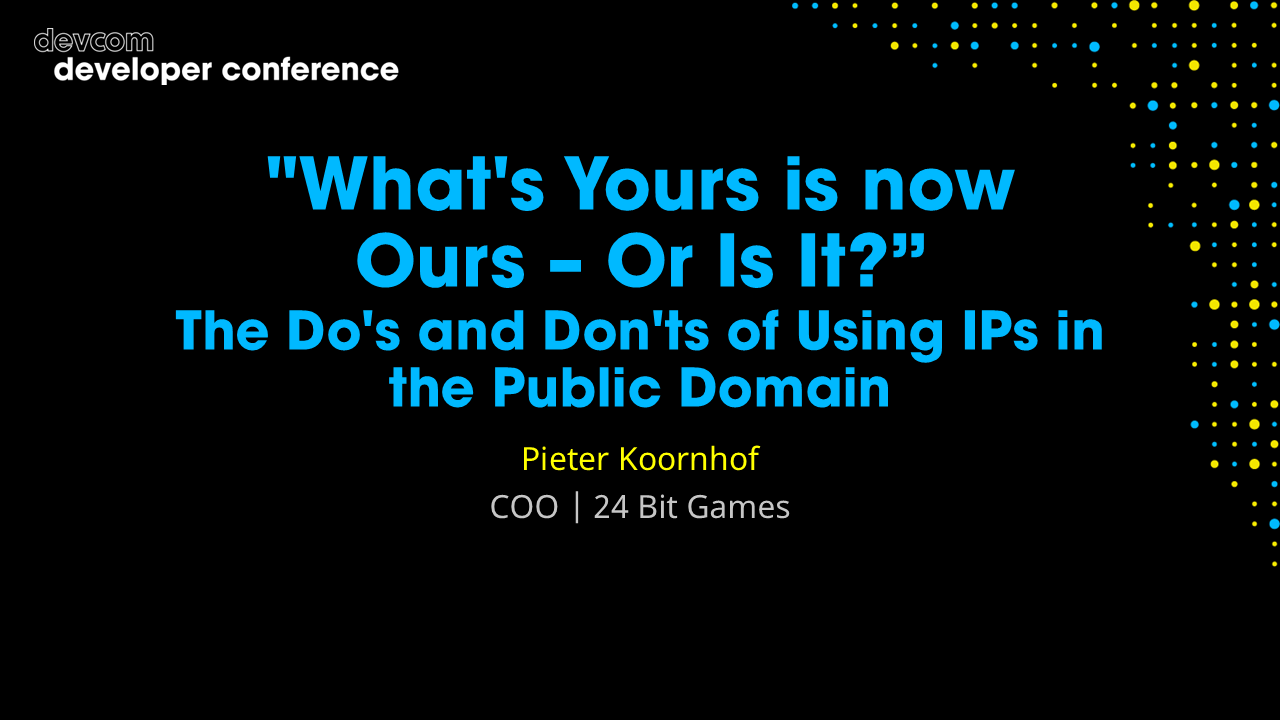 "What's Yours is now Ours – Or Is It?” The Do's and Don'ts of Using IPs in the Public Domain