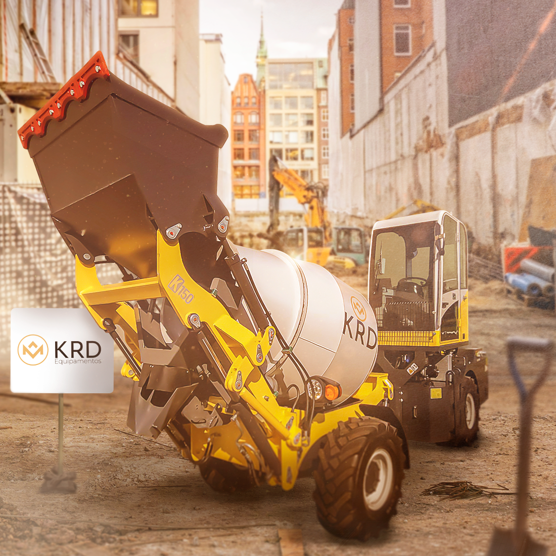 K-150 Self-Loading Concrete Mixer