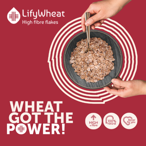 LifyWheat high fibre flakes